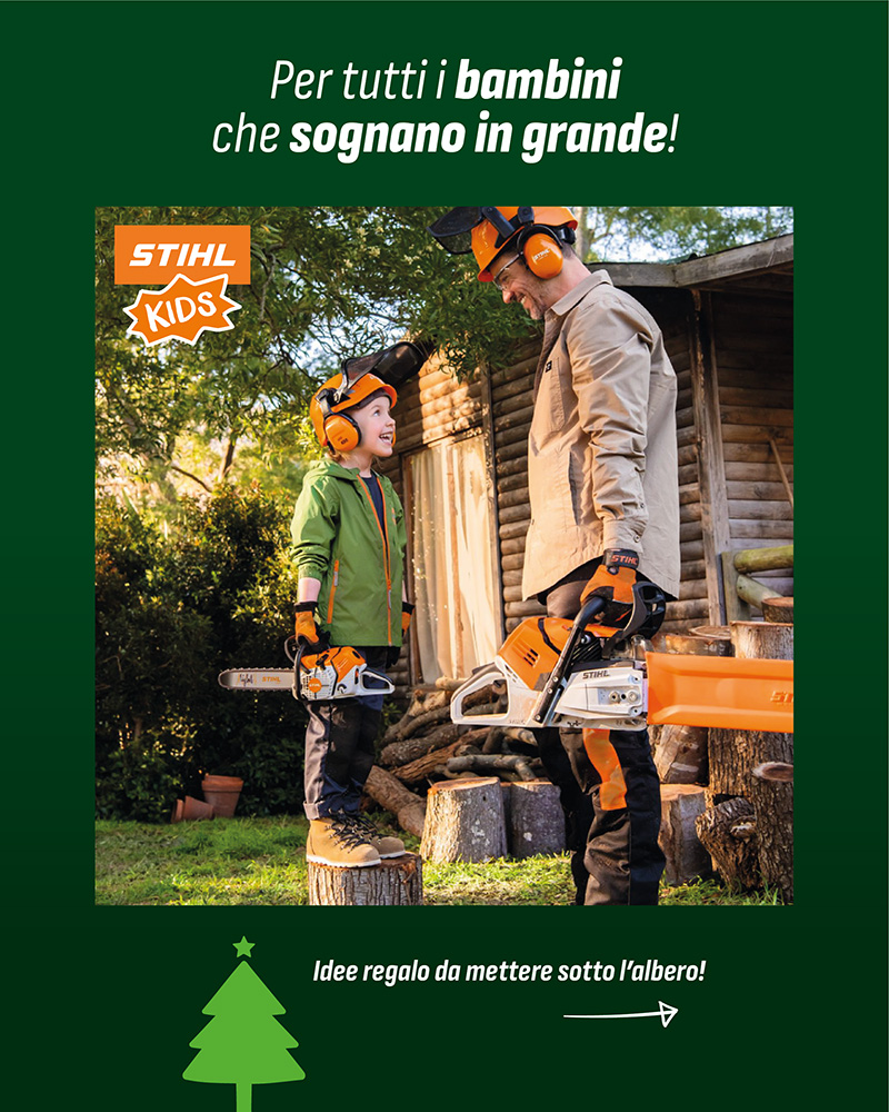 01-idea regalo natale 2025 giocattoli stihl